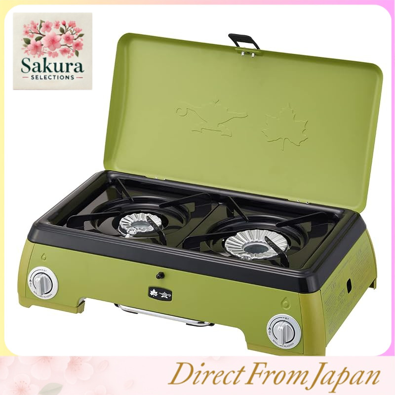 LOGOS × SENGOKU ALADDIN Portable Gas Cassette Stove 2-Burner 81060050