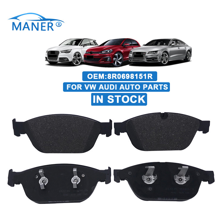 พรีเมี่ยม-แมนเนอร์ 8R0698151R Auto Brake Systems ผ้าเบรคหน้าสําหรับ Audi vw