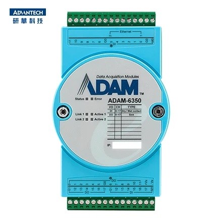WZRQ Advantech ADAM-6350 ประหยัดและมีประสิทธิภาพ IoT Modbus/OPC UA Ethernet I/O DI/O Remote IO โมดูล