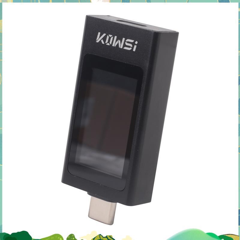 KWS-X1 Type-C Tester DC 3.3-36V 0-12A Digital Voltage Current Detection Meter จอแสดงผล IPS Fast Char