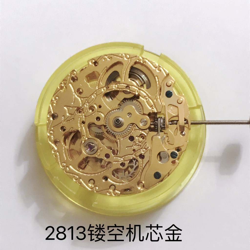 อุปกรณ์เสริมนาฬิกา ยี่ห้อใหม่ในประเทศ 2813 Hollow Movement ในประเทศ 8205 8200 Hollow Movement Gold W