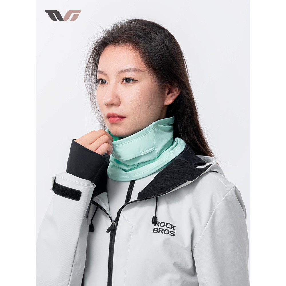 Rock Brothers TVI Series หน้ากากขี่จักรยาน Warm Bib สกีฤดูใบไม้ร่วงฤดูหนาว Windproof คอป้องกันขนแกะ 