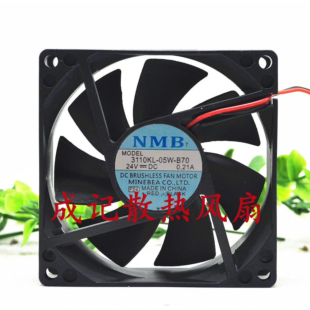 ยี่ห้อใหม่ 3110KL-05W-B69 3110KL-05W-B70 พัดลม DC24V 8025 พัดลมระบายความร้อน
