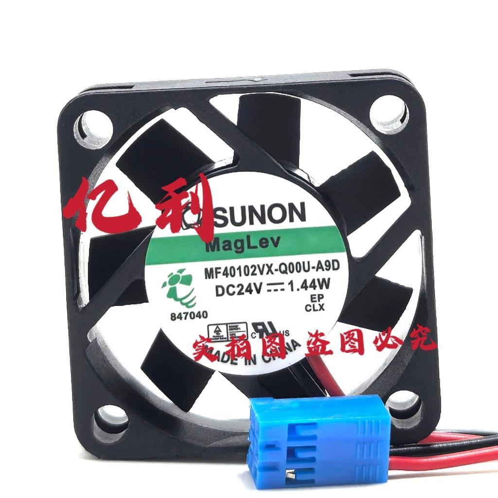 MF40102VX-Q00U-A9D แม่นยํา SUNON 4010 24V 1.44W พัดลมเงียบ 2 เส้น