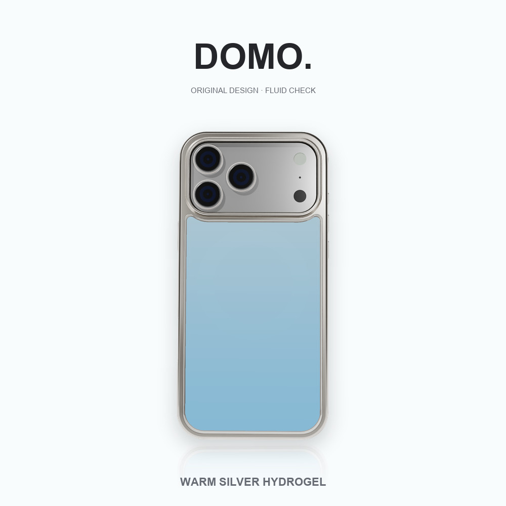เคสไฮโดรเจลขอบเงินลายสีมิ้นต์สำหรับ iPhone 18 Pro Max 18 Pro 18 17 Pro Max 17 Pro 17 Air 16 15 14