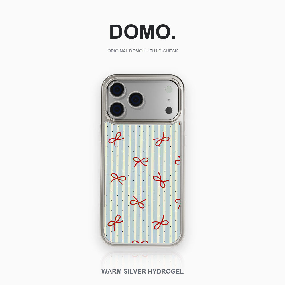 เคสไฮโดรเจลขอบเงินลายสีเบจสำหรับ iPhone 18 Pro Max 18 Pro 18 17 Pro Max 17 Pro 17 Air 16 15 14