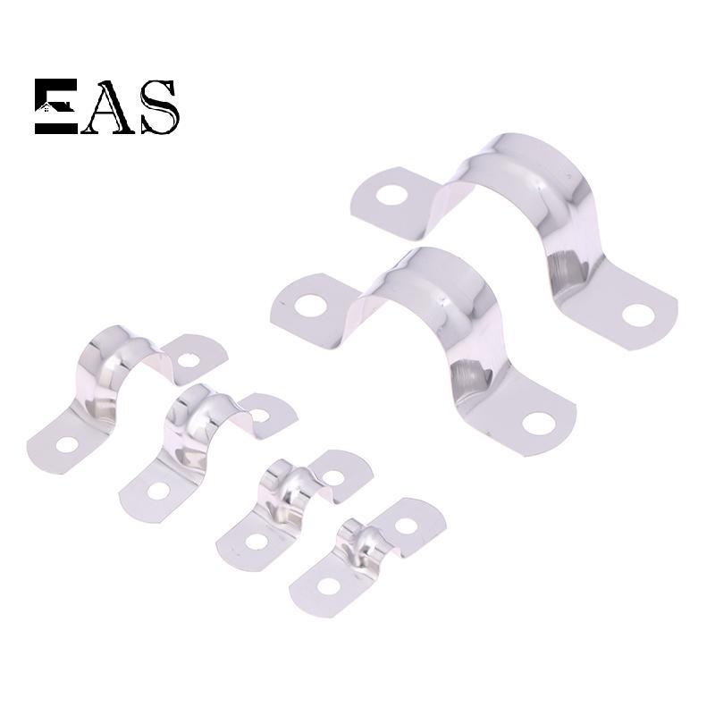 [EA] สแตนเลส U-Shaped Tube Clamp อานโลหะ Tube Clamp U Conduit Braet สําหรับการใช้งานสําหรับงานหนัก T