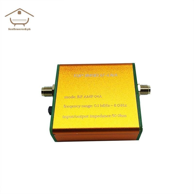 Sun RF Amplifier 0.1MHz-6GHz Full Band Low Noise Preamplifier โมดูลติดตั้งง่ายสําหรับเสาอากาศบ้านสัญ