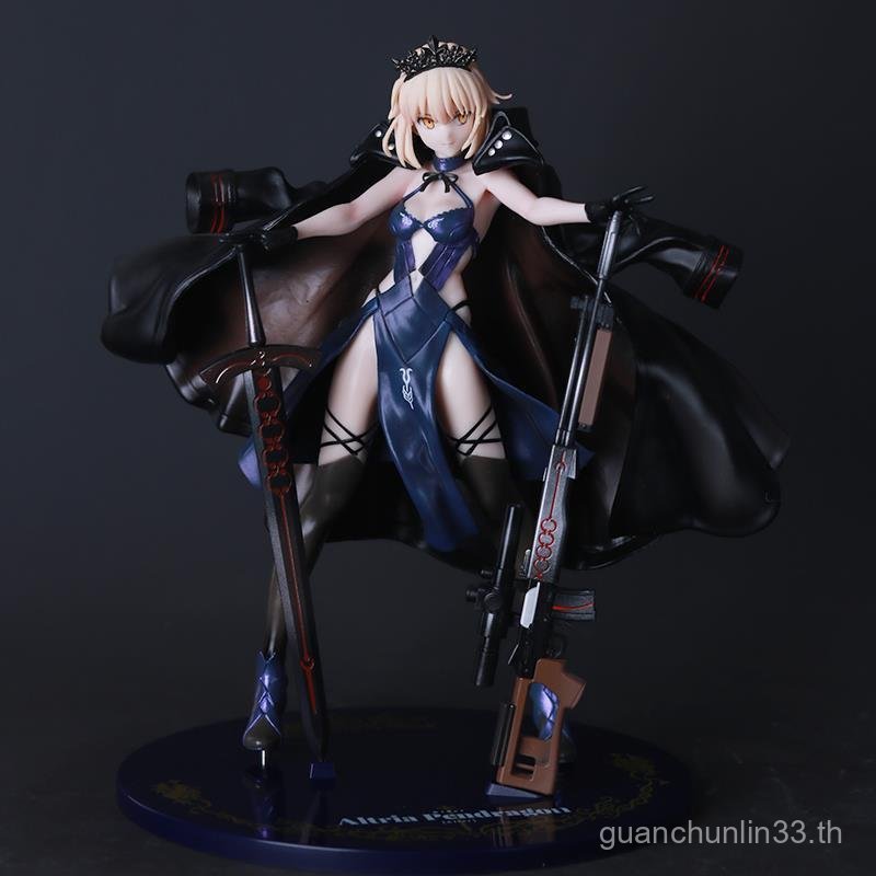 Destiny Night Saiba Arturia Reverse Body Figure FATE Black Saber Gun fgo อะนิเมะเครื่องประดับ