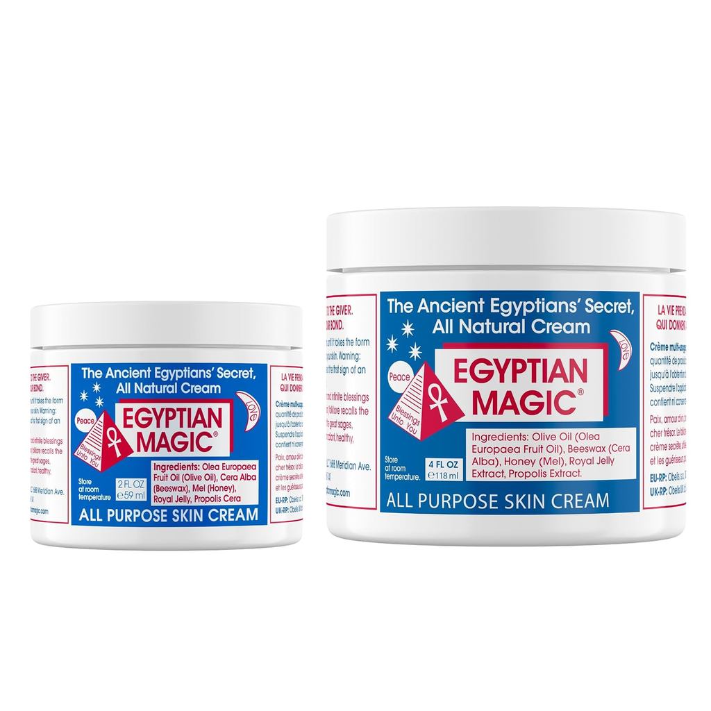 Egyptian Magic - ครีมให้ความชุ่มชื้นใบหน้าอเนกประสงค์, ร่างกาย, และผิวแห้ง, ปกป้องผิวสําหรับผู้หญิงแ