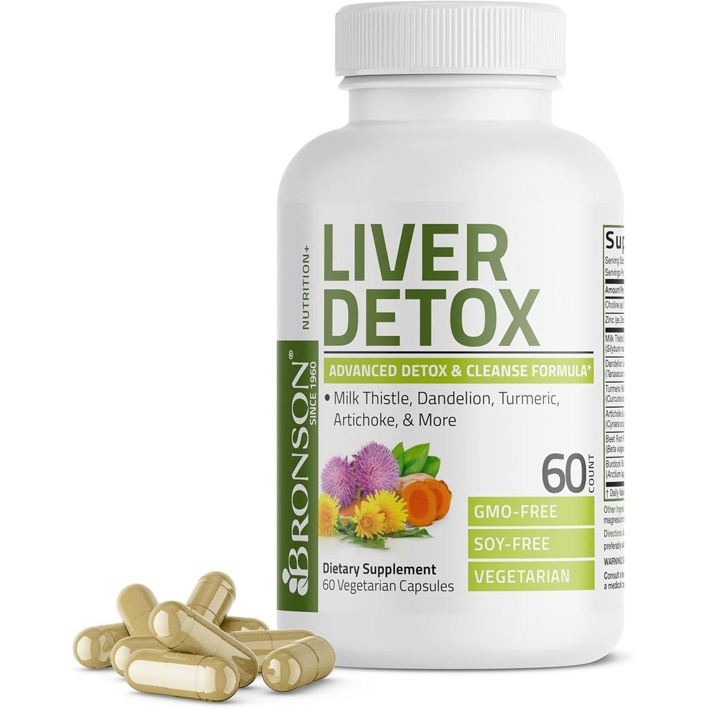 Bronson Liver Detox Advanced Detox & Cleansing Formula 60 แคปซูล