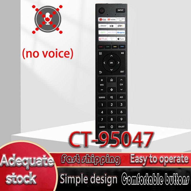 เปลี่ยน Ct-95047 ทีวี 55E330RP รีโมทคอนโทรลสําหรับ Toshiba 4k สมาร์ท