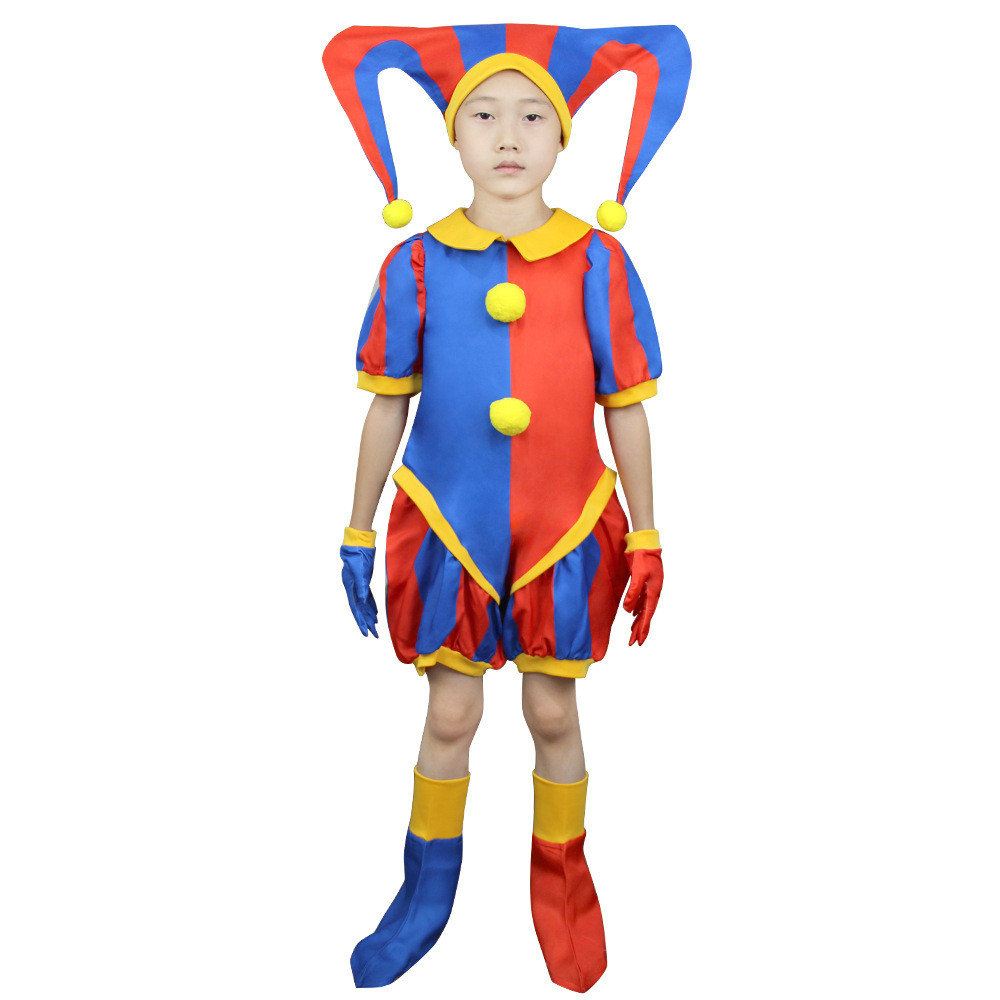 Magic Digital Circus The Amazing Digital Circus Pomni คอสเพลย์เครื่องแต่งกาย The Amazing Digital Cir