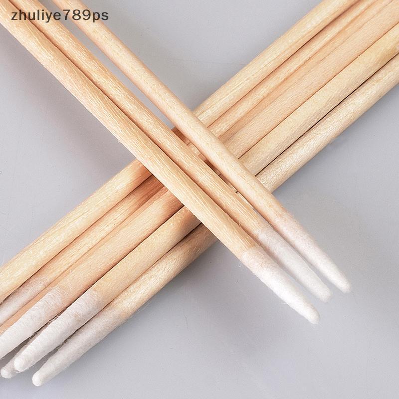 Zhuliye789ps] สําลีปลายเล็กปลายแหลมสําหรับพอร์ตชาร์จหูฟังเครื่องมือทําความสะอาดรูใหม่