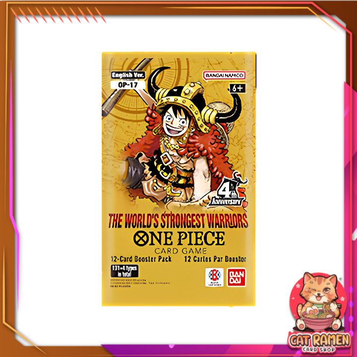 [ 1 ซอง ] O์NE PIECE CARD GAME : [ OP17 ] The World's Strongest Warriors   BOOSTER PACK Ver.Eng (p3)