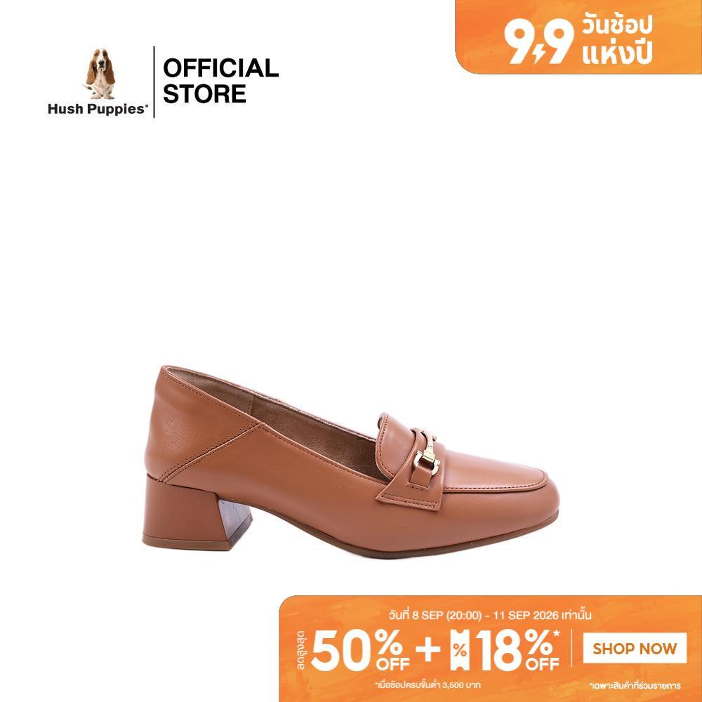 Hush Puppies รองเท้าผู้หญิง รุ่น HP 8WDFI0315Z - สีน้ำตาล (รองเท้าทางการหนังแท้ แบบสวม)