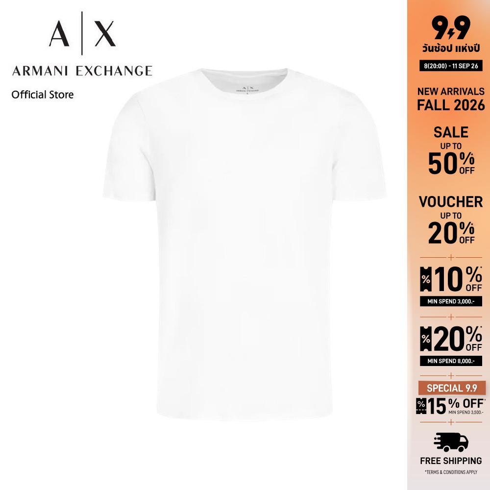 Armani Exchange เสื้อยืดผู้ชาย รุ่น 8NZT74-ZJA5Z-1100 - สีขาว