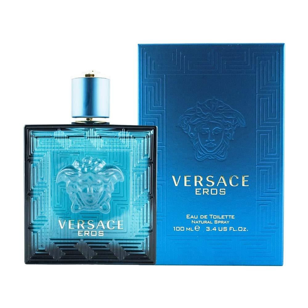 Versace Eros for Men สเปรย์ Eau de Toilette 3.4 ออนซ์ S2NQ