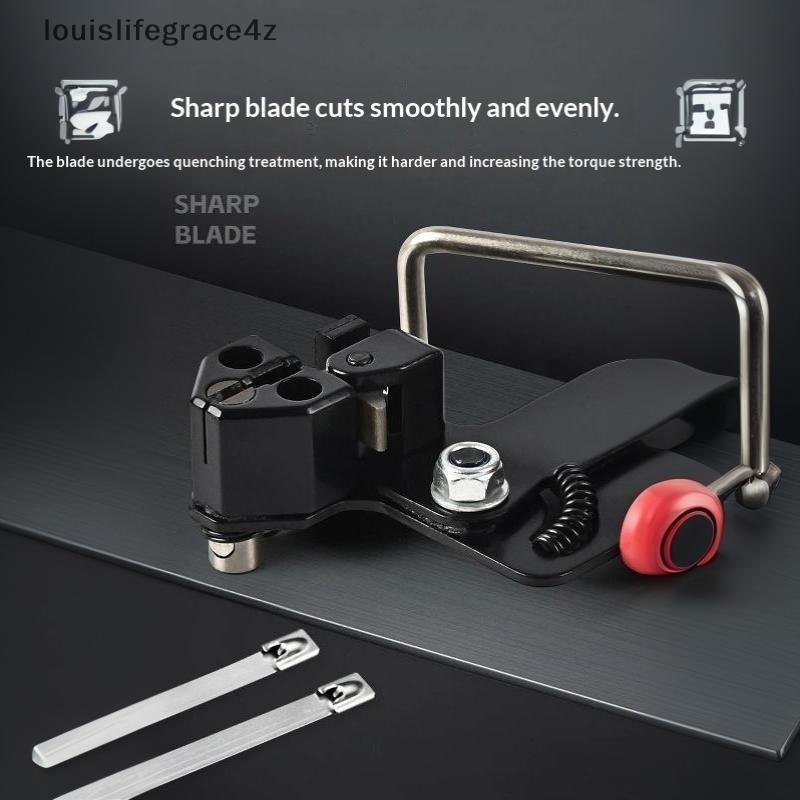 Grace4z อัตโนมัติ Zip Tie Fastening Plier มือถือสาย Tensioning เครื่องมือ Anti-slip Grip สําหรับยานย