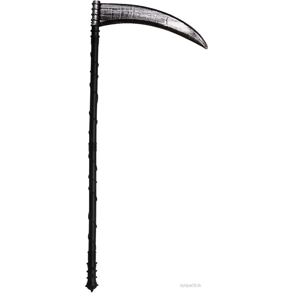 ฮาโลวีน Grim ReaperS Scythe เครื่องแต่งกายอาวุธพลาสติก Scythe Prop อุปกรณ์เสริม
