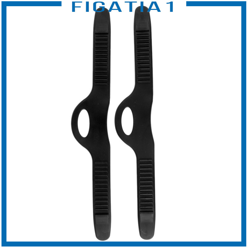 [figatia1] Diving Fins Strap Flex Diver Flipper Replacement Band Holder สีดํา