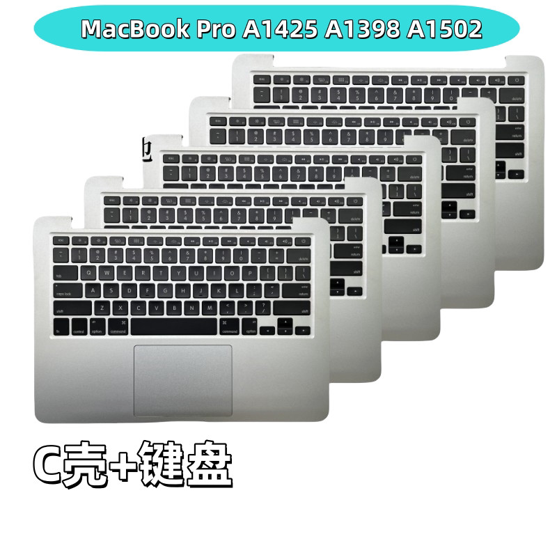 ใช้ได้กับ Apple MacBook Pro A1502 A1425 A1398 เคส D เคส C พร้อมแป้นพิมพ์