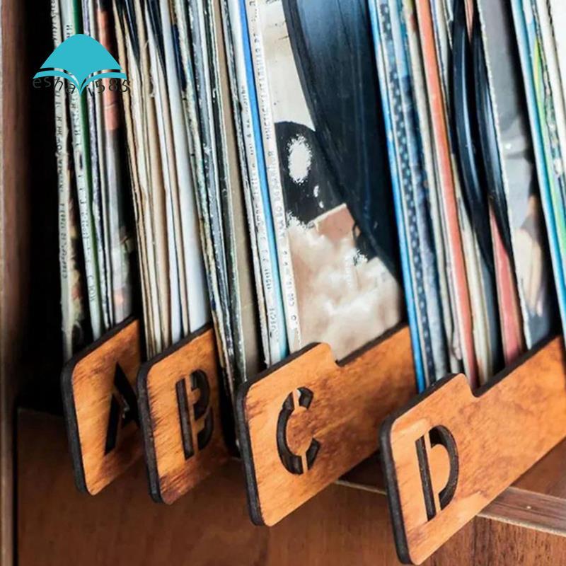 Eshai585Vinyl Record Dividers,Record Dividers,Alphabetical Vinyl Record Storage Dividers AZ ติดตั้งง