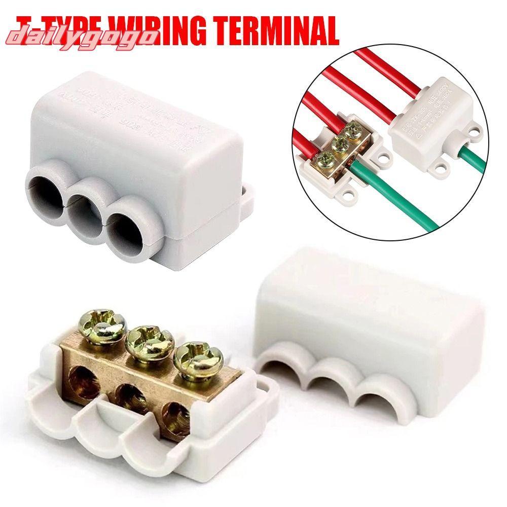 IFFINE T-type สายไฟ Terminal ไฟฟ้าทั่วไป Connector Splitter สายไฟสายไฟกล่องแยกล็อค Quick Crimp Quick