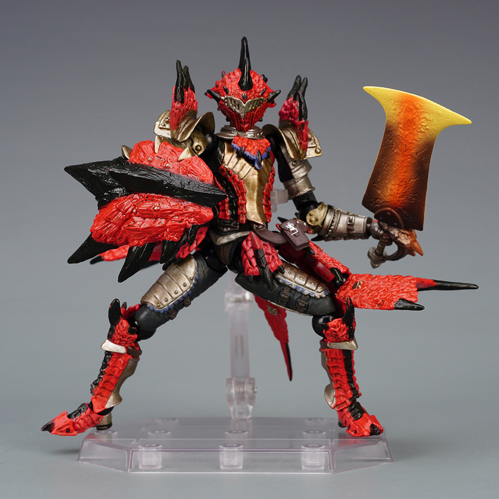 Monster Hunter REVOLTECH ชาย Hunter Rathalos & Rathian Armor Action Figure รุ่น