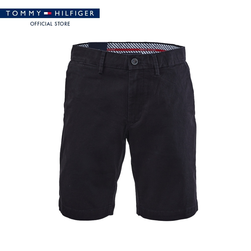 Tommy Hilfiger กางเกงขาสั้น ผู้ชาย รุ่น XM0XM06643 BDS - สีดำ