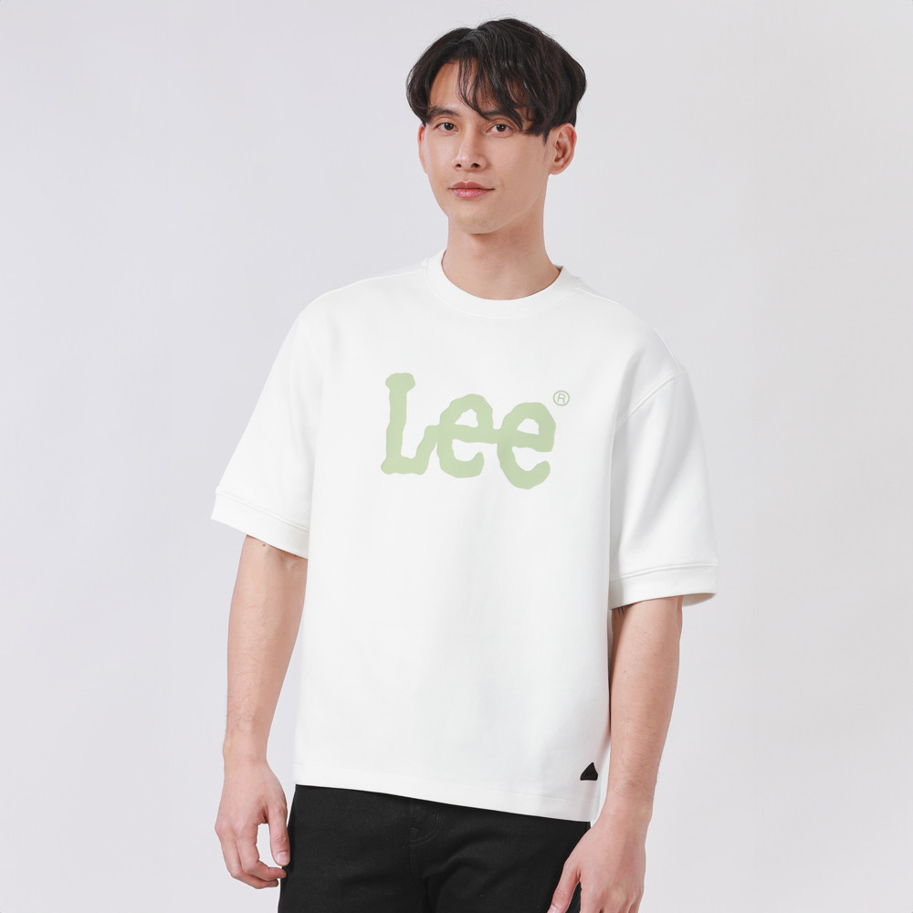 LEE เสื้อยืดแขนสั้นผู้ชาย คอลเลคชั่น Winter Love Lee รุ่น LE F524MPULN88 สีขาว