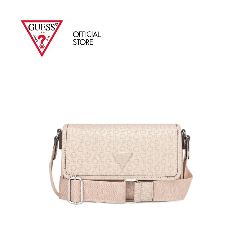 กระเป๋า Guess รุ่น TT984570 VIVIETTE MINI CROSSBODY FLAP สีเบจ