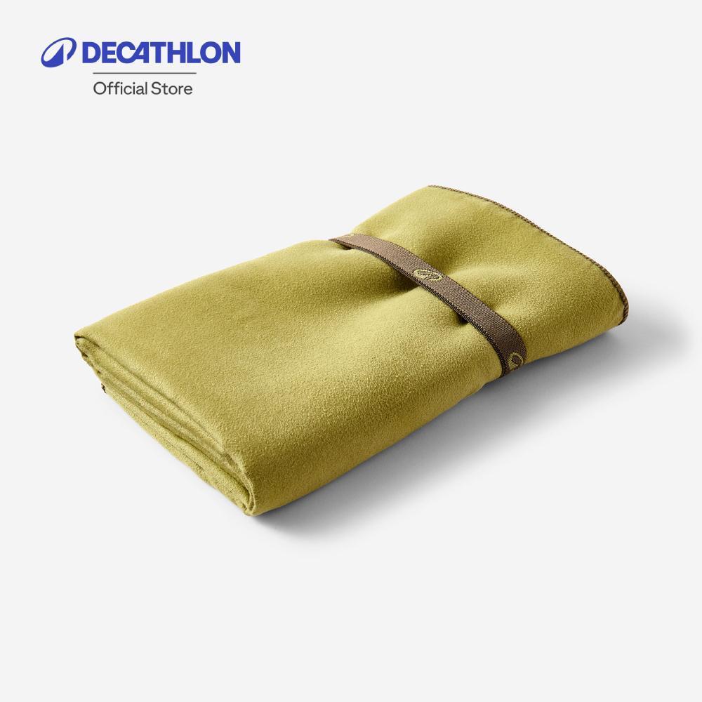 Decathlon Swimming Microfibre Towel Size L 80 X 130 Cm ผ้าขนหนูไมโครไฟเบอร์ขนาด L 80 X 130 เซนติเมตร - Olive