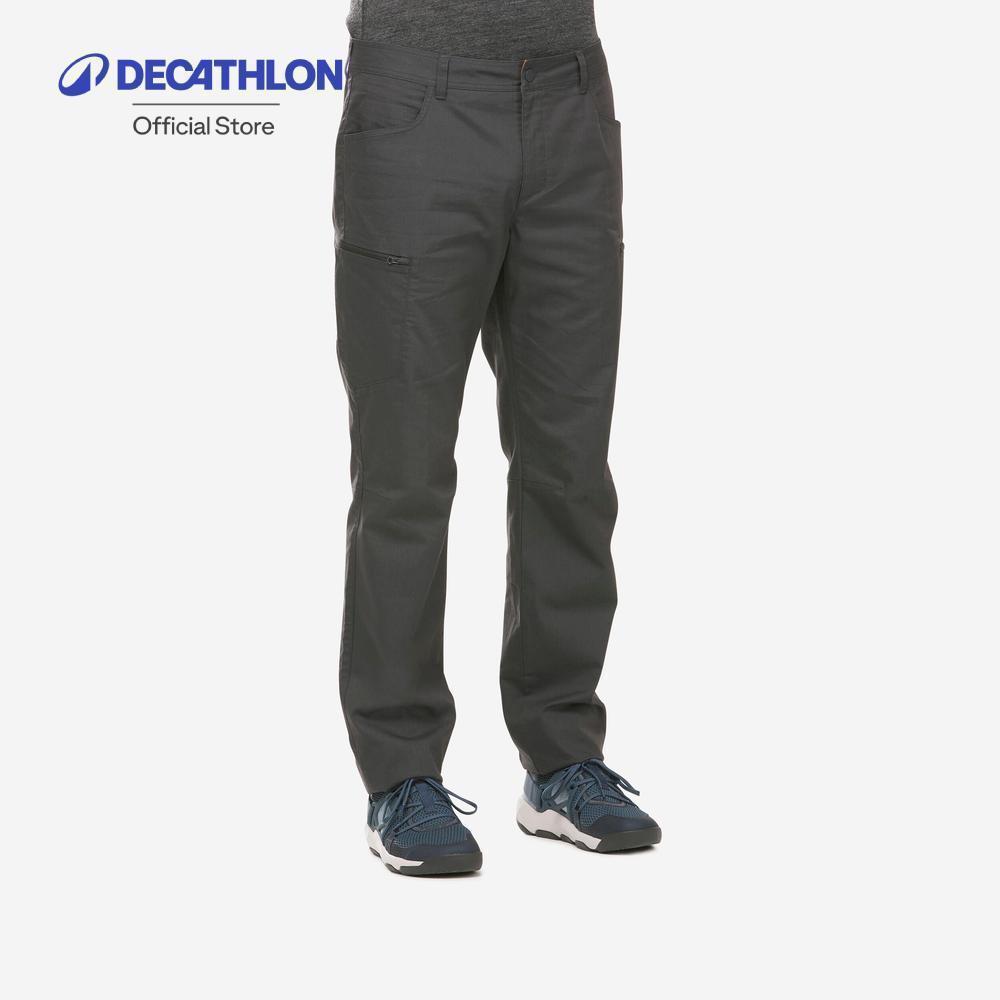 Decathlon Men'S Nh500 Regular Off-Road Hiking Trousers กางเกงขายาวผู้ชายทรงมาตรฐานแบบออฟโรด รุ่น Nh5