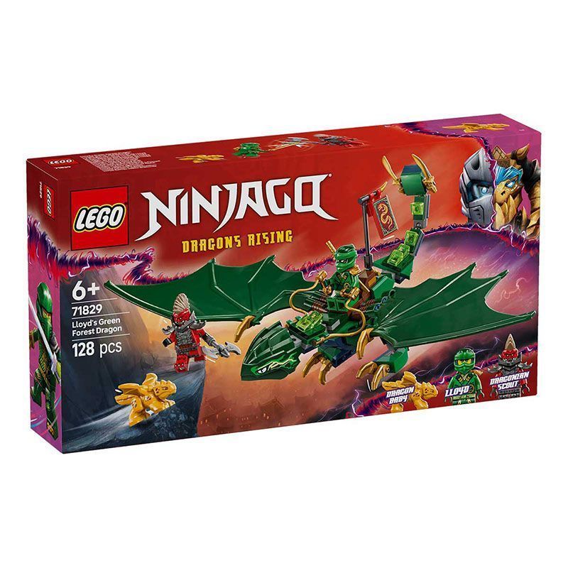 [] Phantom Ninja 71829 Lloyds Green Forest Flying Dragon Boys Girls Puzzle Building Blocks