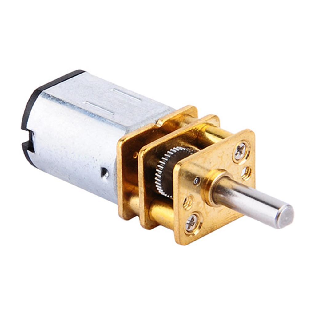 Ujewndju Dc12V 300Rpm มอเตอร์เกียร์โลหะ 12 N20 20Rpm เกียร์ Ga12