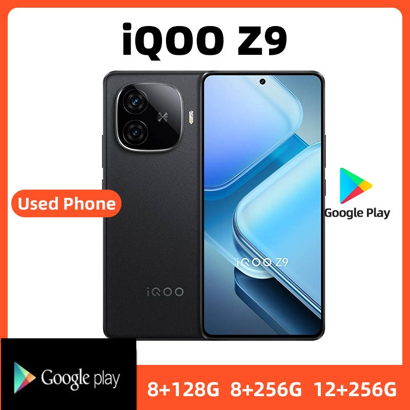 IQOO Z9 5G 256GB ROM SmartPhone Conditioning ที่ยอดเยี่ยมจัดส่งฟรีโทรศัพท์มือสอง
