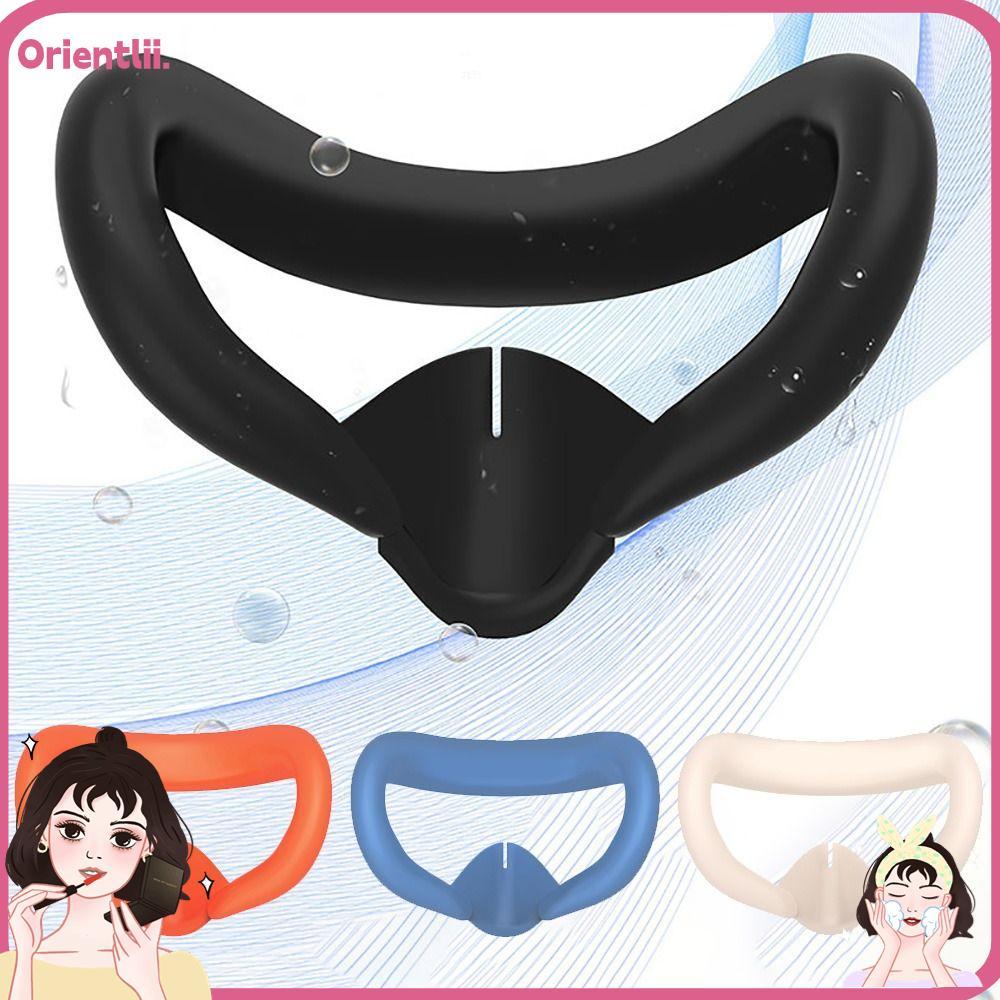 ORIENTTK VR Face Cover, Nose Pad Replacement VR Accessories, Shading Dust Silicone Eye สําหรับ Meta 