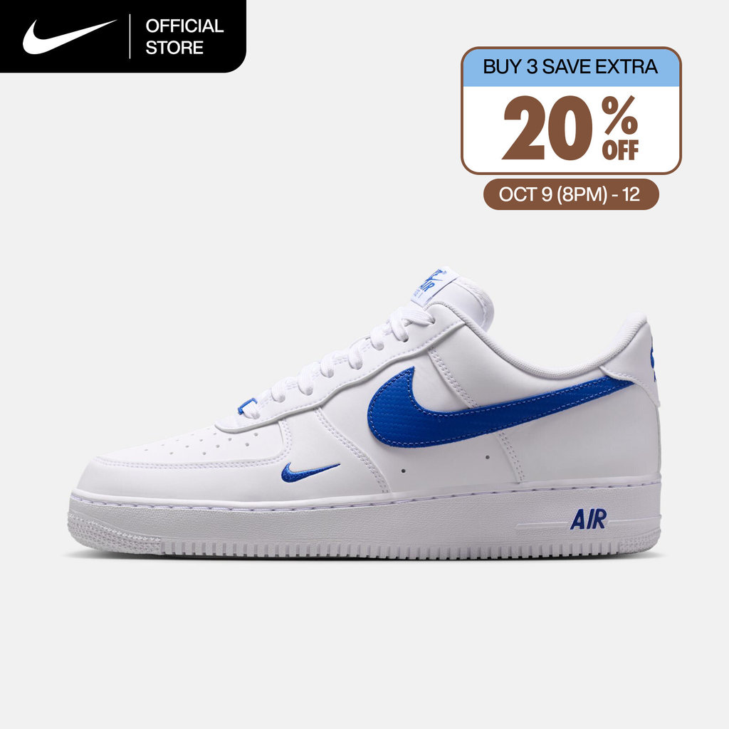 NIKE حذاء رجالي Air Force 1 '07 — أبيض — صورة 2
