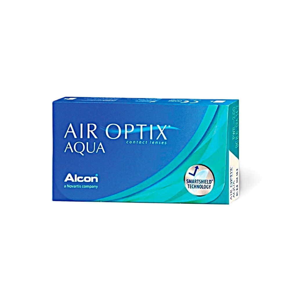 Alcon Air Optix Aqua รายเดือน คอนแทคเลนส์ใส ออลคอน จำนวน/กล่อง 3 ชิ้น