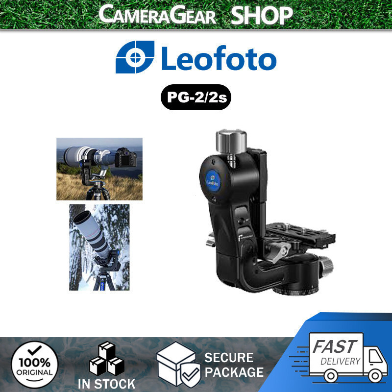 Leofoto PG2/PG2s ขาตั้งกล้องแบบพับได้ของเหลว Gimba หัวเข้ากันได้กับ AcraHT99 K8TY