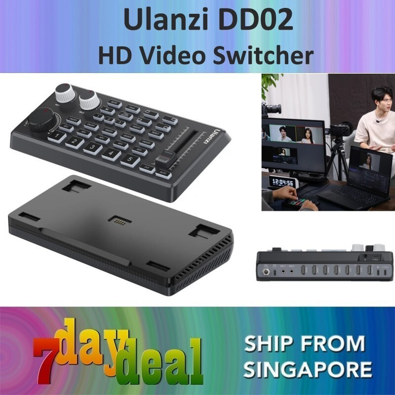 DD02 HD Video Switcher สําหรับ Live StreangTH99 7M98