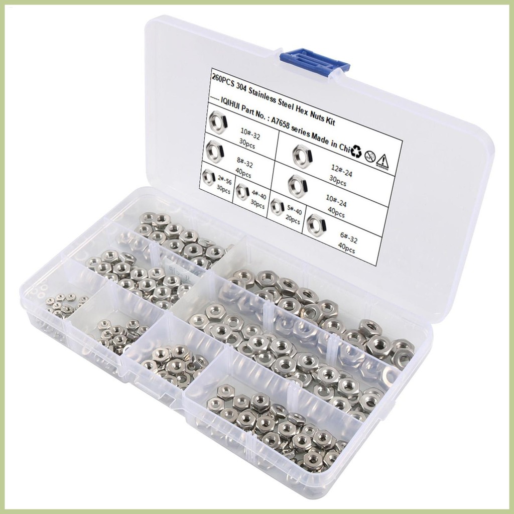 สําหรับฮาร์ดแวร์ Hex Nuts Heavy Duty สแตนเลสสตีล Hex Nuts ชุดเปลี่ยนเครื่องสําหรับ shopeban3vn