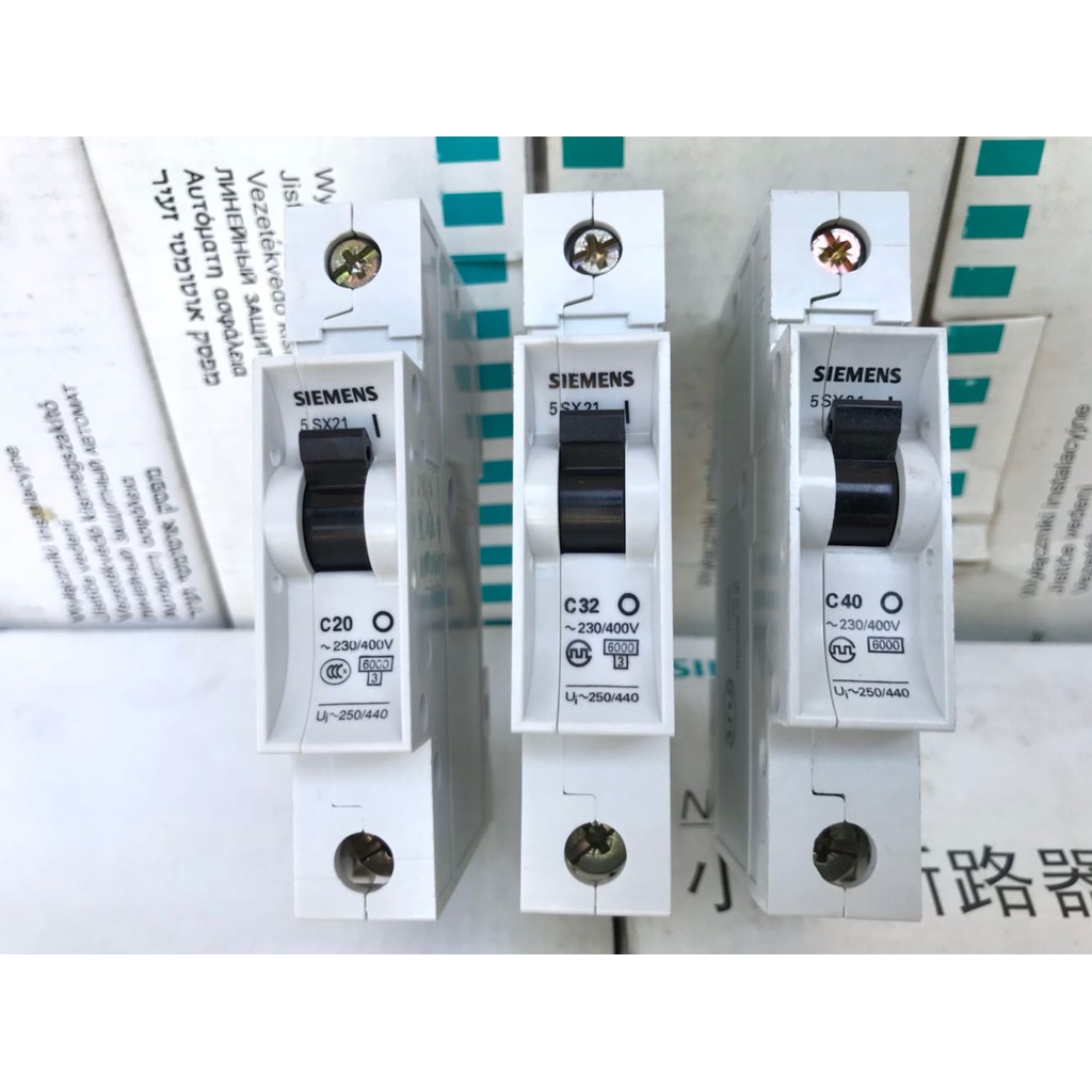 ยี่ห้อใหม่เยอรมัน Siemens 5SX21 Air Switch Circuit Breaker 1P20A32A40A