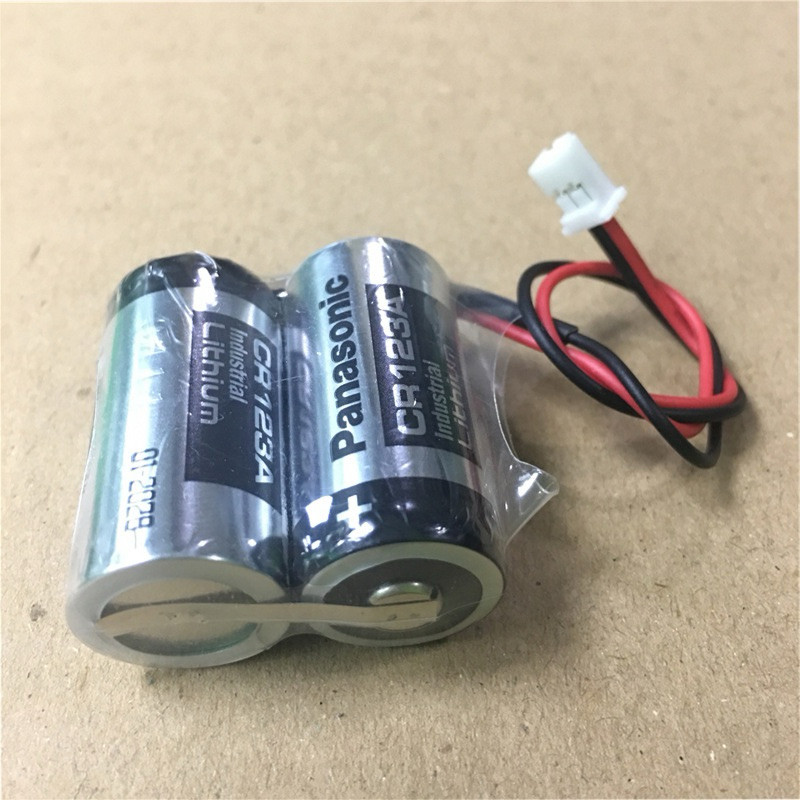 ใหม่ แท้ cr123a แพ็คคู่ แบตเตอรี่ MR-BAT6V1, 2CR17335A WK17 6V ราคาโรงงาน