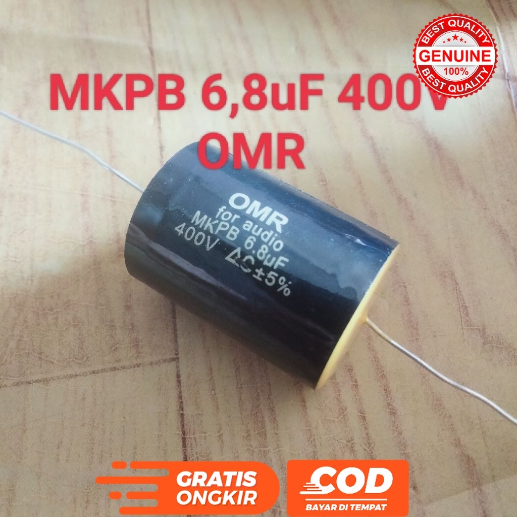 MKPB 6.8UF 400V OMR FOR AUDIO CAPACITOR AUDIOPHILER 6.8 UF 400 VOLT