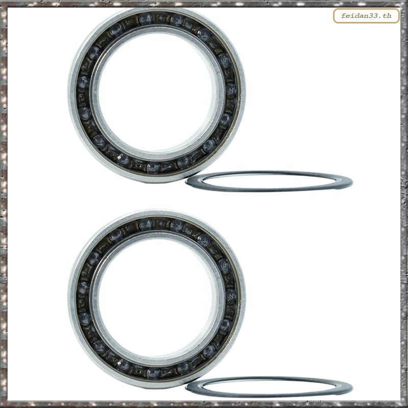 แบริ่งไฮบริด ขนาด 24x37x7 มม. Si3N4 สำหรับดุมจักรยาน 2 ชิ้น รหัส 24377RS