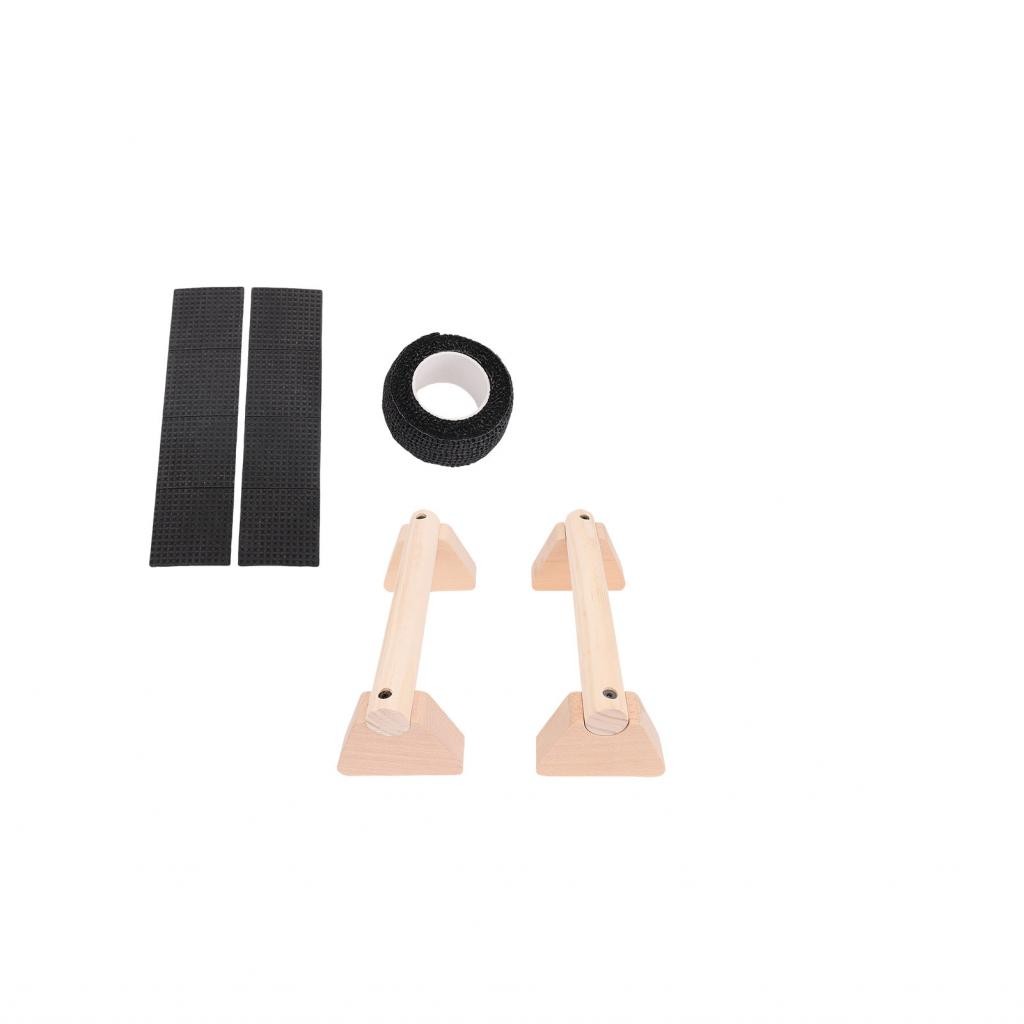 Moonbase MEKOTRIN 2 ชิ้น Parallels Bar มัลติฟังก์ชั่นไม้ Calisthenics Pushup Handles สําหรับฝึกความแ