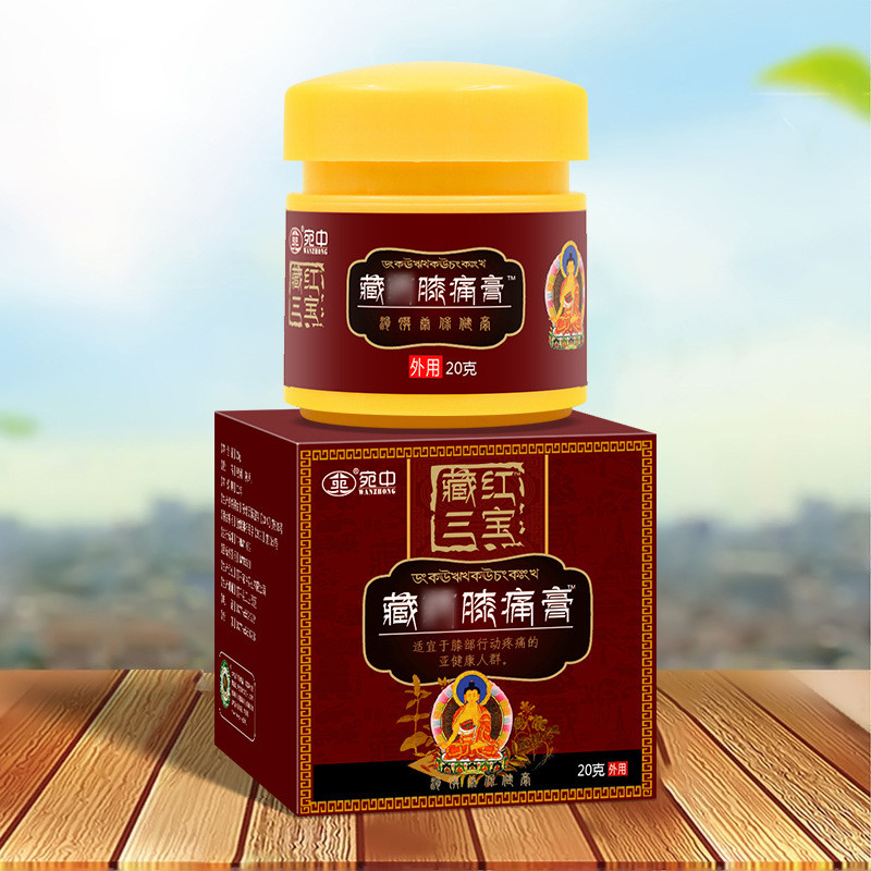 Ointment Patch เข่า Saffron ทิเบตยาเข่า Pain Ointment Patch Meniscus สมุนไพรคอไหล่ลื่นฟิล์มน้ํา A