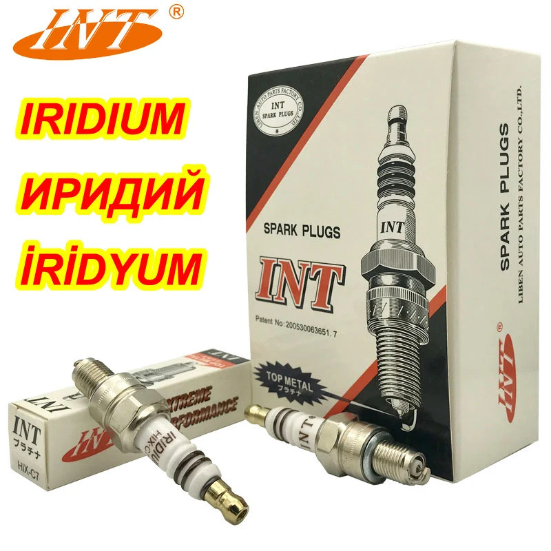 4pcs INT ของแท้ IRIDIUM หัวเทียน HIX-C7 สําหรับ U22FSZU Z7G CR7HIX CR7HSA C7HSA CR7HGP IUF22 IUF20 J